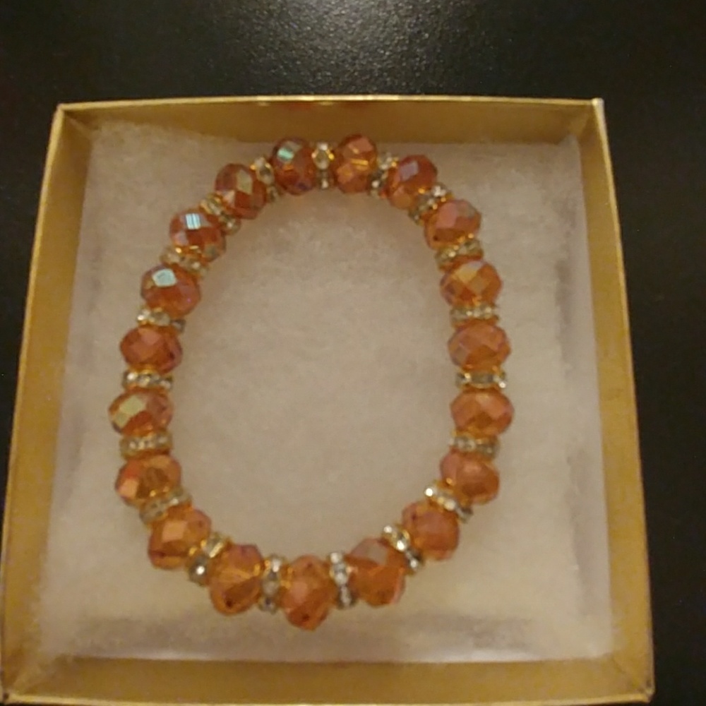 🔥CLEARANCE! Sunset Metallic Crystal Bracelet - Picture 6 of 8